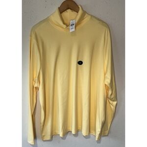 L.L Bean Long Sleeve Pima Cotton Turtleneck Women Butter Yellow Basic New 3X